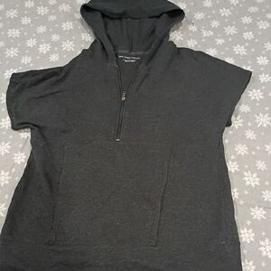 💜 New York & Company Charcoal Zip-Up Hoodie